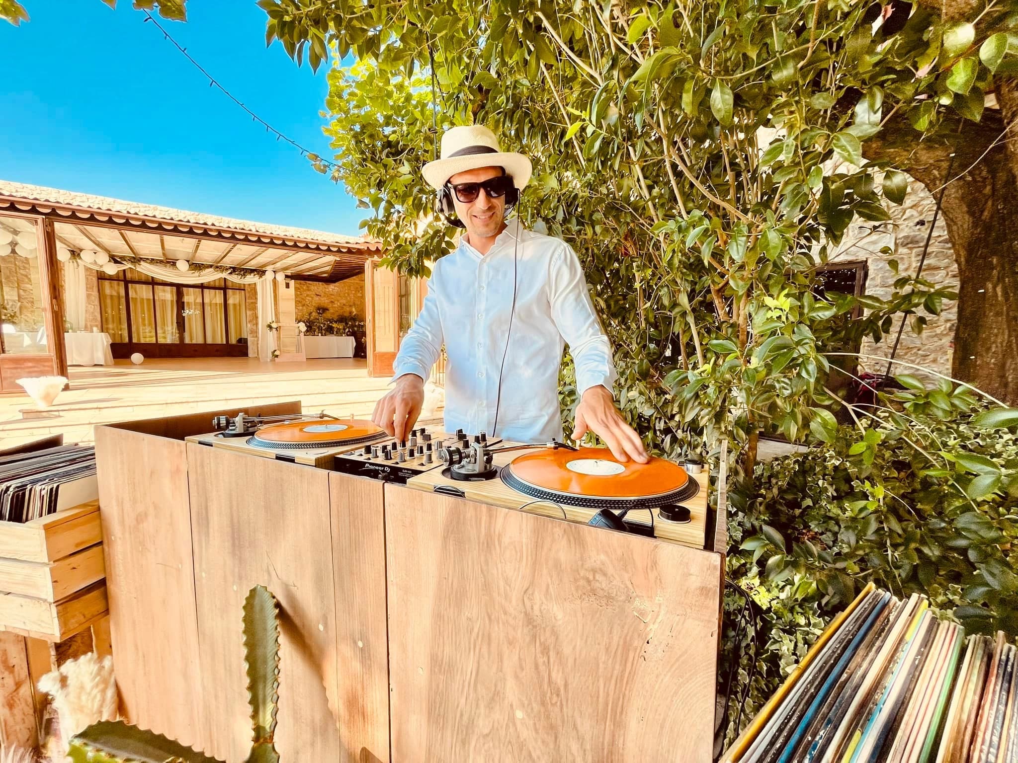 DJ performance vinyles